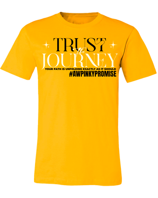 Trust The Journey - Gold Tee